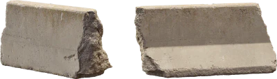 broken concrete barrier 004 — Скачать