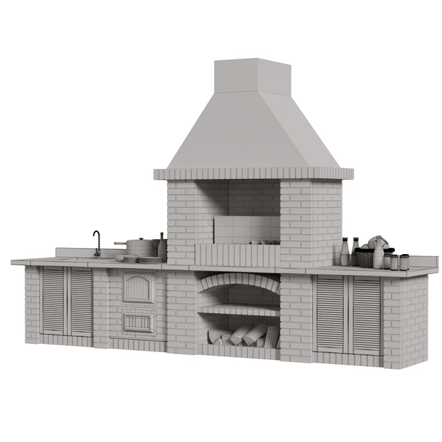Brick  barbecue — Скачать
