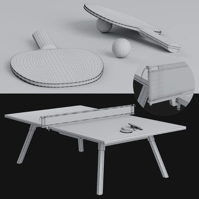 You and Me HPL Tennis Table with Accessories — Вид 2