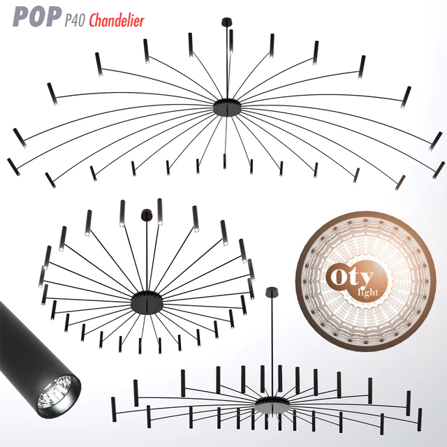 Chandeliers Oty light "POP 40 Chandelier" — Descargar
