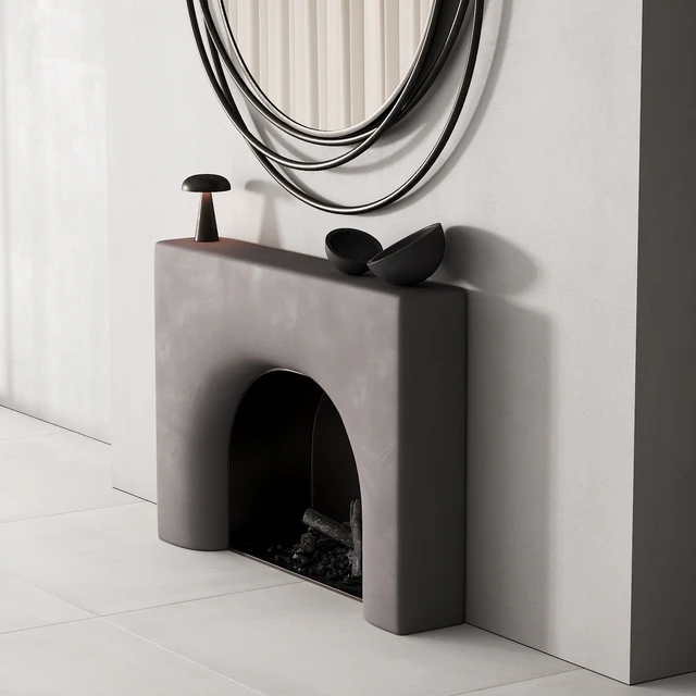 154 fireplace decorative wall kit 03 smooth soft fireplace 00 — Descargar