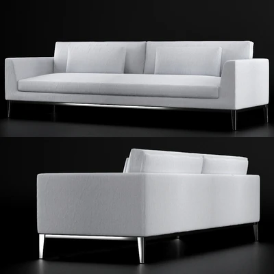 RH-ITALIA TAPER ARM FABRIC SOFA — Ver 1