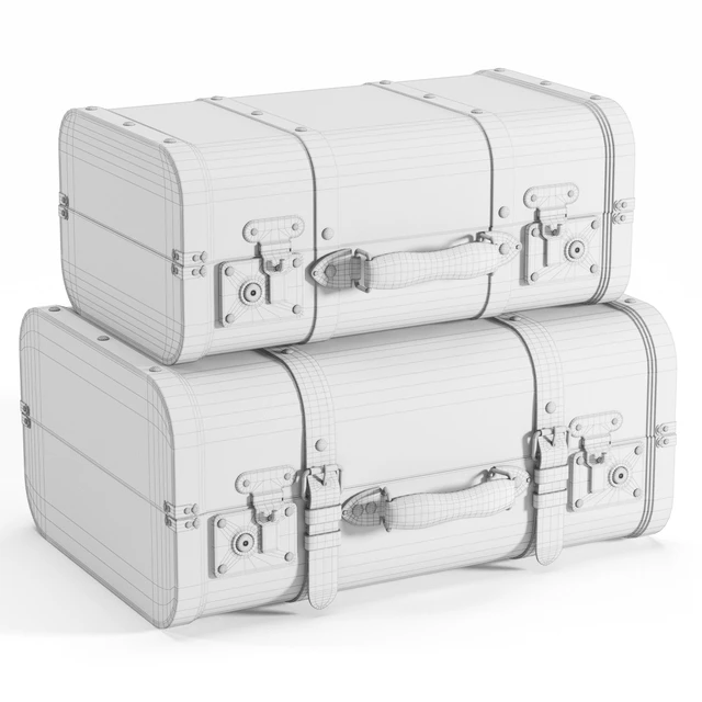 Brown Vintage Suitcases — Скачать