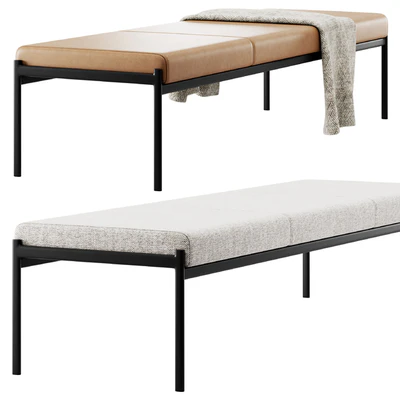 Triple bench Kiki by Artek — Ver 6