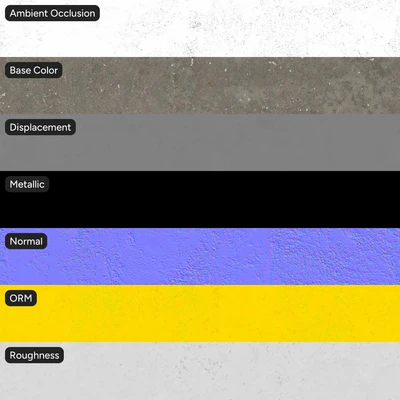eroded rough concrete texture — Вид 6