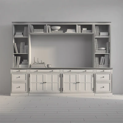 Pottery barn LIVINGSTON MEDIUM MEDIA SUITE WITH DRAWERS — Вид 3