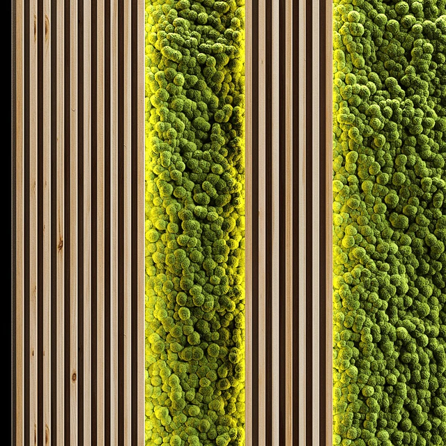 Vertical garden and planks 2 — Скачать