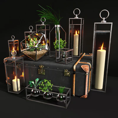 Decorative set Restoration Hardware & Pottery Barn — Ver 1