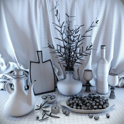 Wine & Olive Set — Вид 3