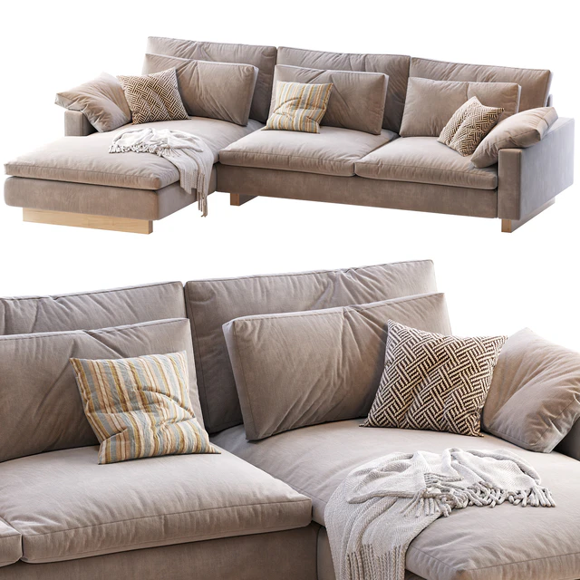 Harmony 2-piece chaise sectional — Descargar