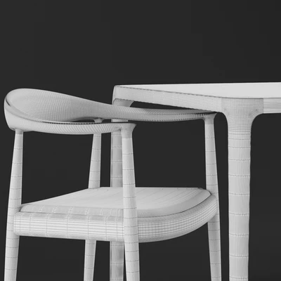 Kasauri table. Shomba chair. Partisan — Ver 4