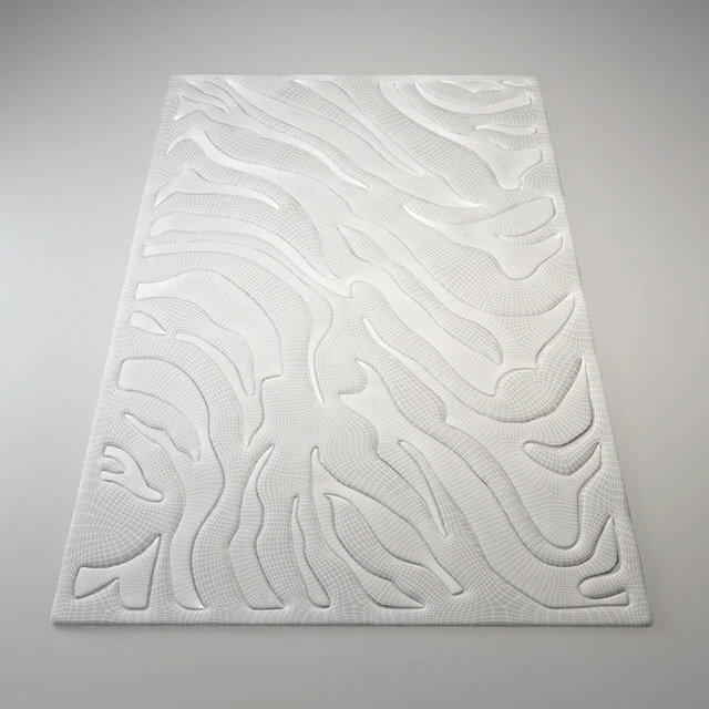 Diva At Home Zebra Animal Print Area Rug — Скачать