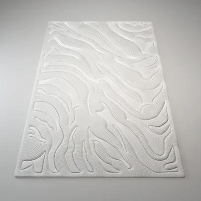 Diva At Home Zebra Animal Print Area Rug — Вид 2
