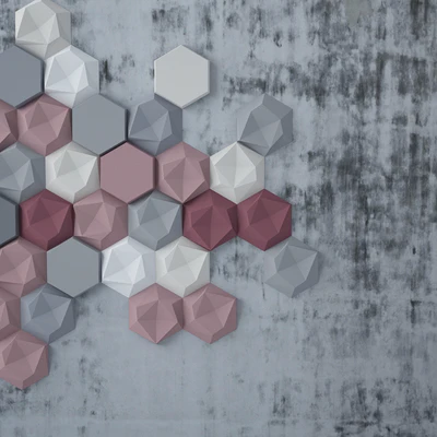 honey 3d wall — Ver 1