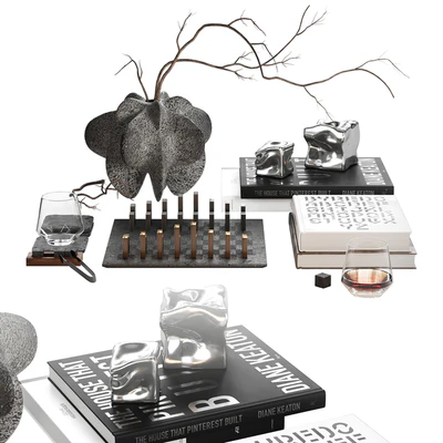 Decorative set Black Chess — Ver 5
