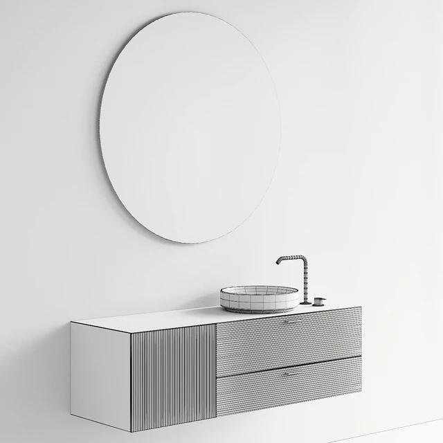 Inbani Grate 02 Vanity Unit Set 5 — Скачать