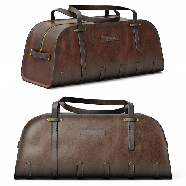 DE BRUIR Leather Sports Bag — Скачать