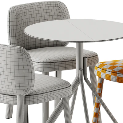Bross Aretha Chair and Et al Main Table — Вид 6