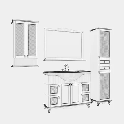 Bathroom furniture set-3 — Ver 4