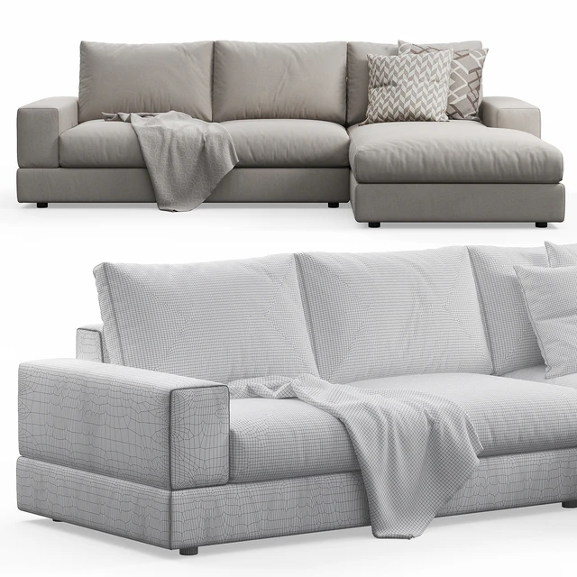 Vision Corner Sofa by Doimo Salotti — Скачать