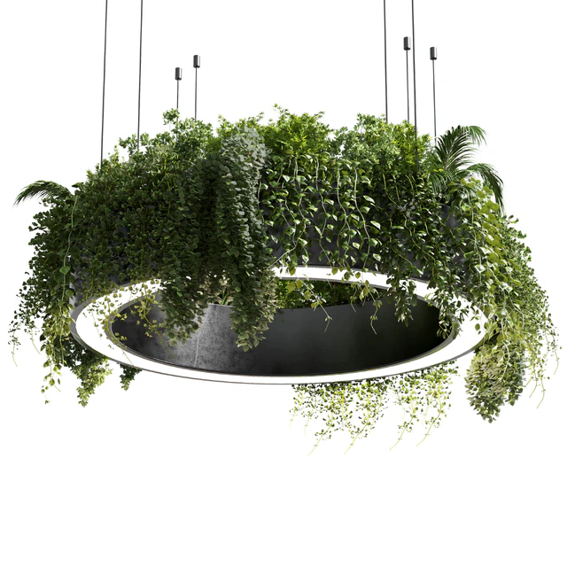 pot light pendant - plant light hanging 05 — Скачать