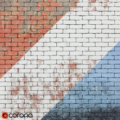 Brick wall (3 types) — Ver 1