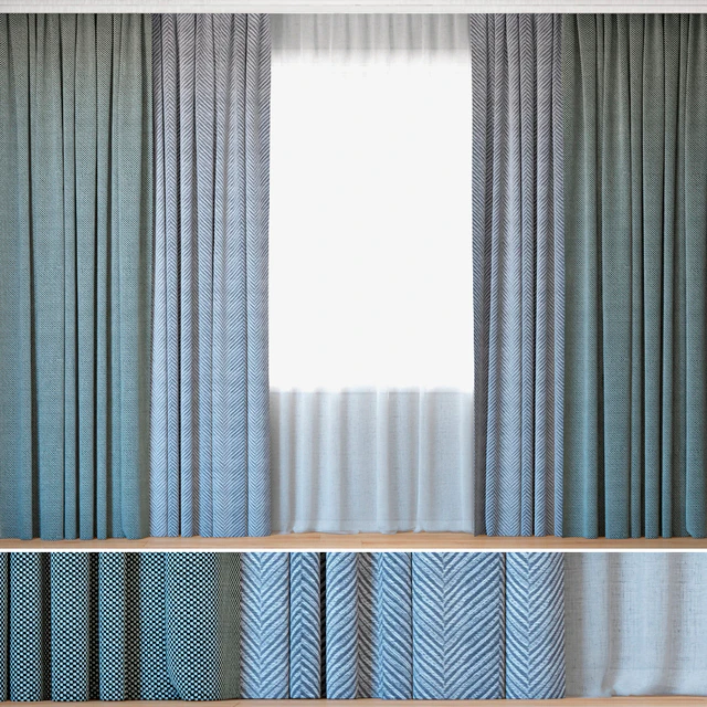 Curtains 59 | Curtains with Tulle | Novum and Linum — Descargar