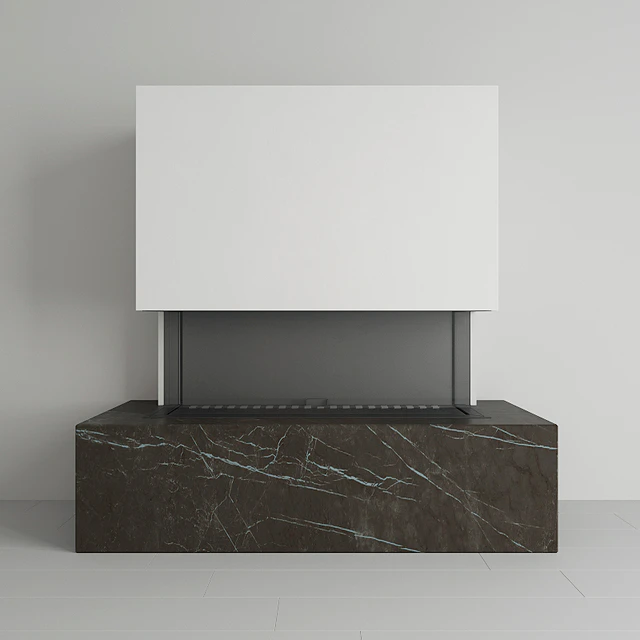 Kratki - Gas fireplace LEO 100 left / right for natural gas — Скачать