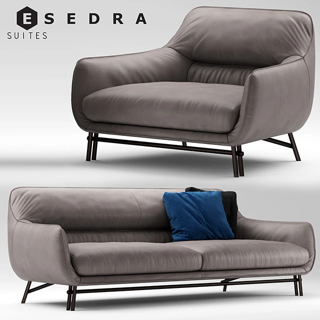 Диван и кресло Esedra by Prospettive VENICE Sofa — Скачать