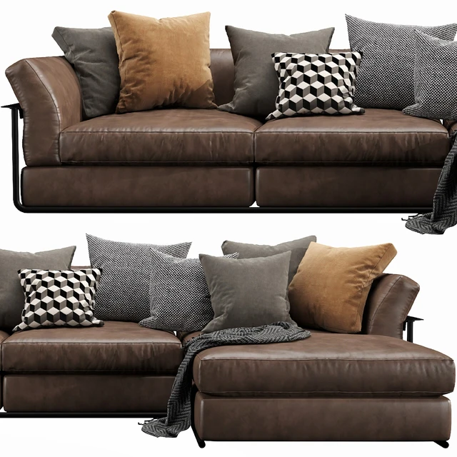 Flexform Zeno Chaise Lounge — Descargar