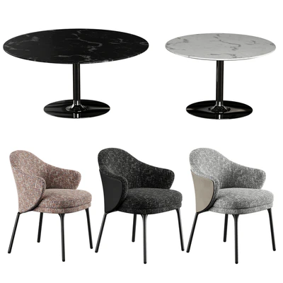 Minotti angie dining Oliver dining table — Ver 5