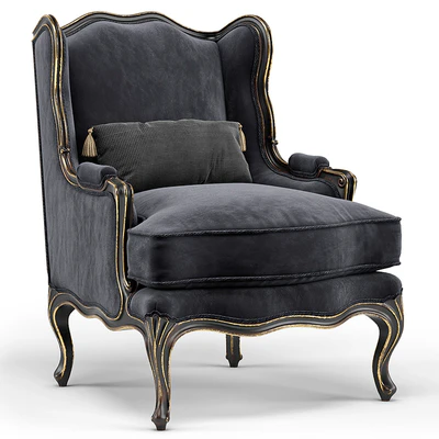 Louis XV Bergere Wing Armchair — Вид 1