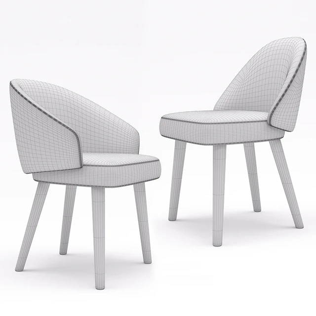 Minotti Lawson Dining Chair — Скачать