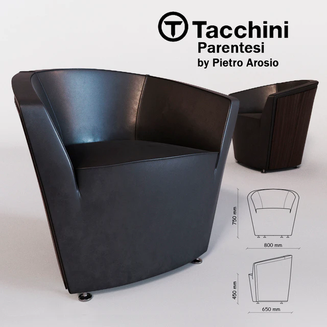 Tacchini / Parentesi (Armchair) — Скачать