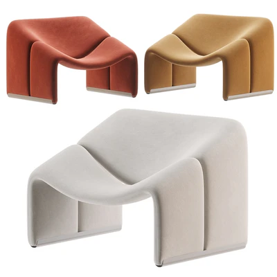 F598 Lounge Chair by Pierre Paulin for Artifort — Ver 1
