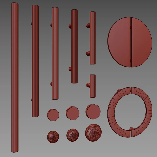 Set of furniture handles — Descargar