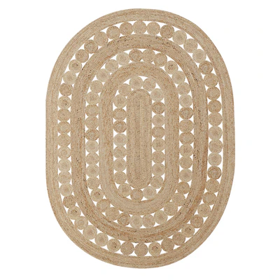 Oval jute carpet AFTAS — Ver 6