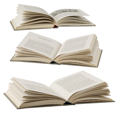 opened books collection — Ver 5