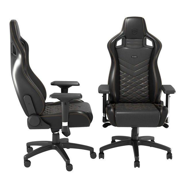 Геймерское кресло Noblechairs Epic Black/Gold — Скачать