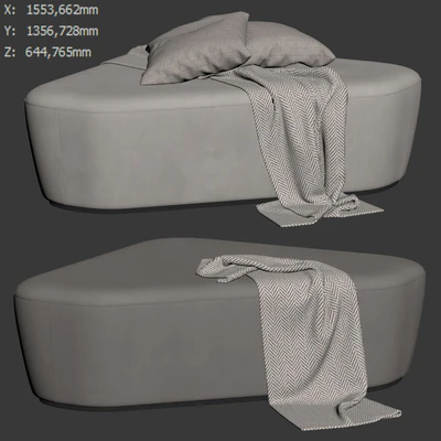Triangular pouf Radar by Frezza — Ver 7