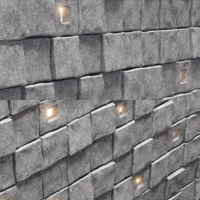 Panel stone cube — Вид 3