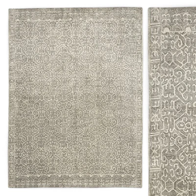 Carpet Pottery Barn Luna Tonal Tufted Gray Rug — Ver 1