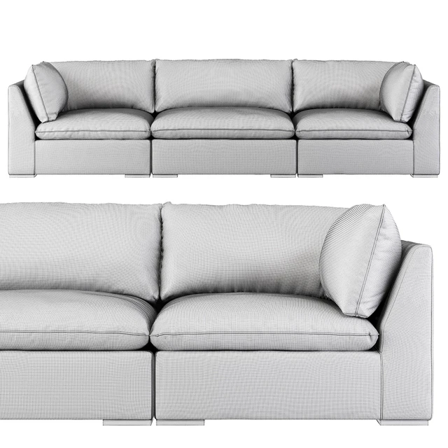 RH / COSTERA MODULAR LEATHER SOFA — Descargar