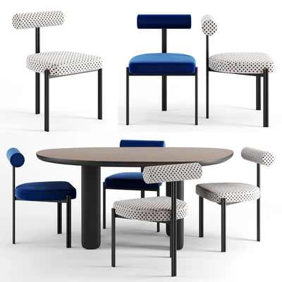 Caillou chair and table by Liu Jo — Ver 1