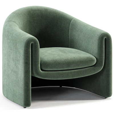 Velvet Sculptural Chair — Вид 1