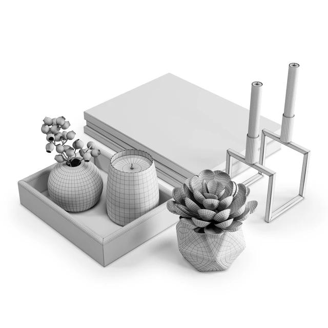 Coffee Table Decor Set 1 — Скачать