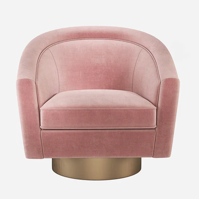 Eichholtz Catene Swivel Barrel Chair — Ver 3