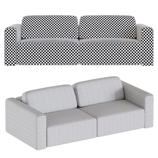 Sofa Santo Textile Gray — Descargar