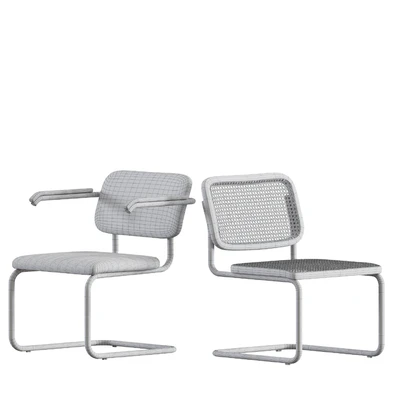 Knoll Cesca Chair Cane Seat&Back — Ver 4