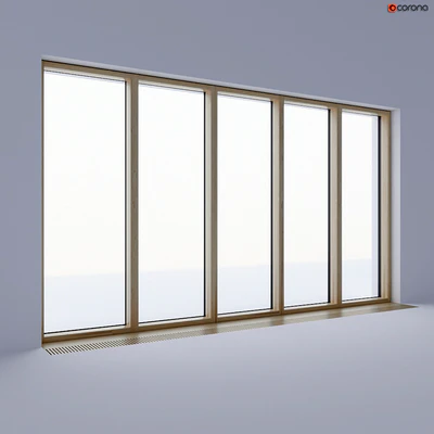 Wood-aluminum stained-glass windows — Ver 3